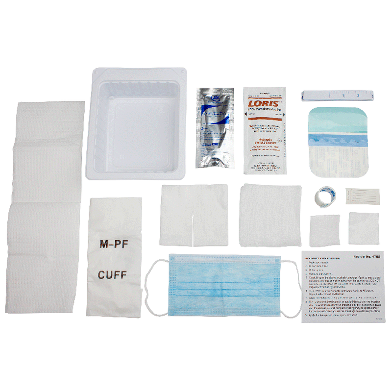 dynarex dressing change tray