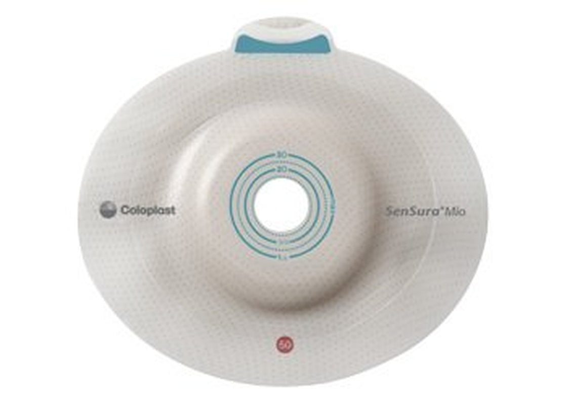 Ostomy Barrier SenSura Mio Click Precut, Extended Wear Elastic Adhesive 60 mm Flange Blue Code System 1 3/8 Inch Opening