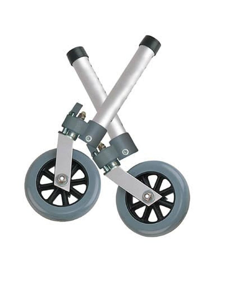 Comb. Swivel/fixed Wheels 5  W/lock & Rear Glides (pr)   All Care Store