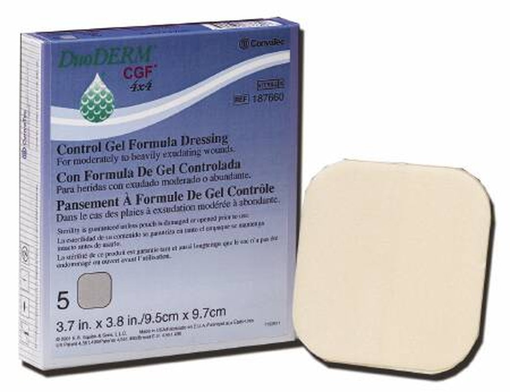 Hydrocolloid Dressing DuoDERM CGF 6 X 6 Inch Square