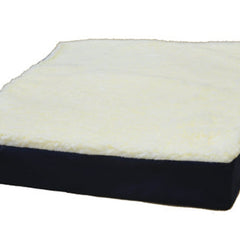 Gel Wheelchair Cushion W/ Fleece Top 16  X 18  X 3.5   All Care Store
