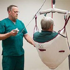 Single Use Disposable Sling with Head Support Large 320 lbs