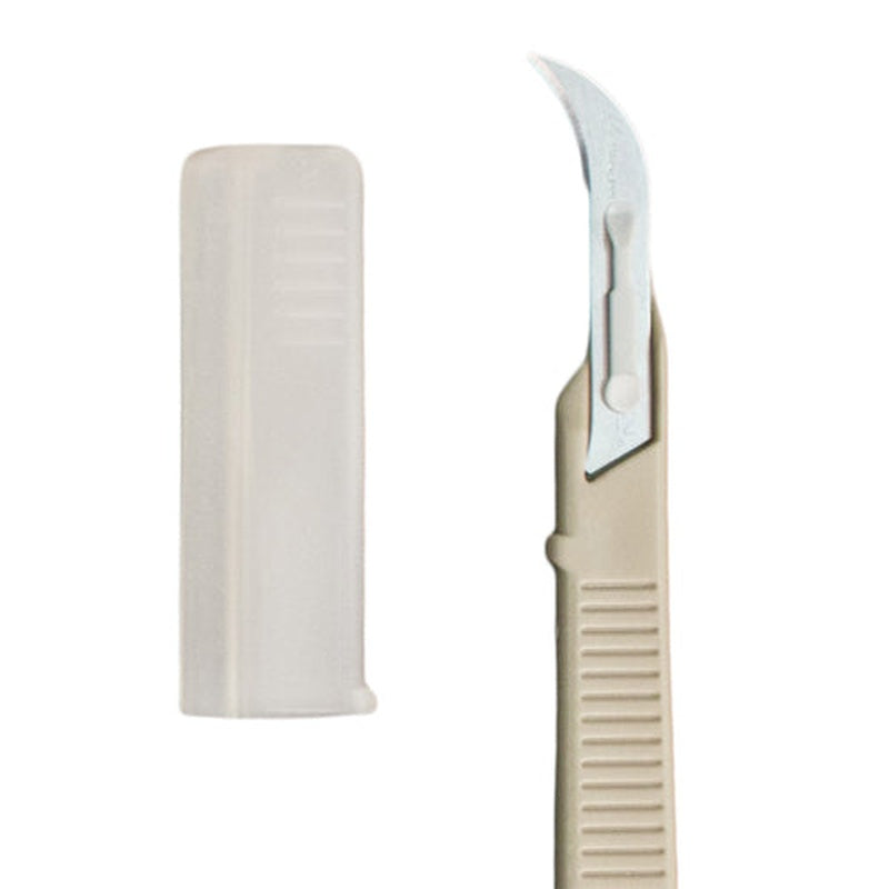 Scalpel #12 Disposable Generic Bx/10  W/safety Guard   All Care Store