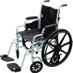 Pollywog wheelchair transport combination chair 18-inch front view