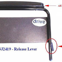 Drive Medical Full Arm Only  Right Side  For Cruiser Iii Wheelchairs