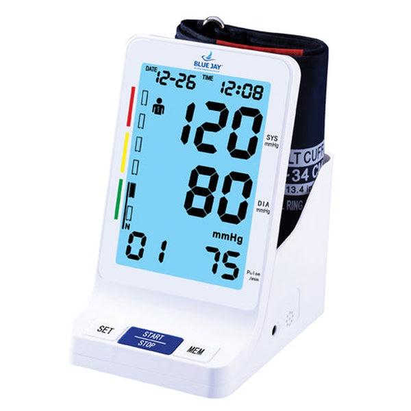 Blue Jay Perfect Measure Big Digit Talking Dlx Bp Monitor   All Care Store