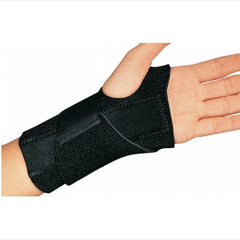 Wrist Brace ProCare Universal Wrist O Prene Neoprene Left Hand Black One Size Fits Most