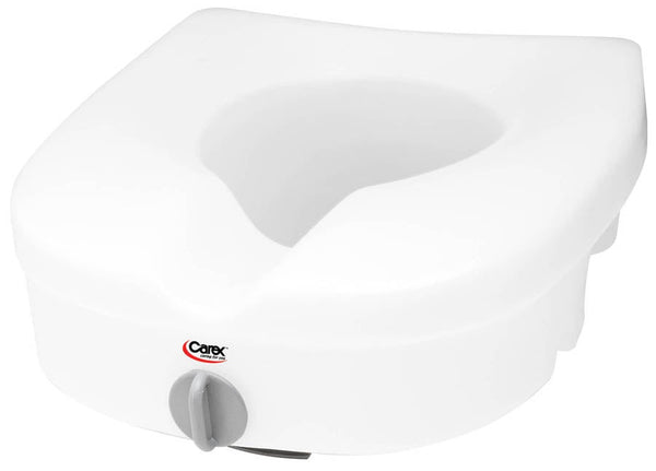 Carex E-Z Lock Raised Toilet Seat