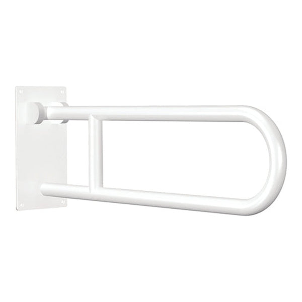 Flip-up Grab Bar  White Powder Coat  Standard