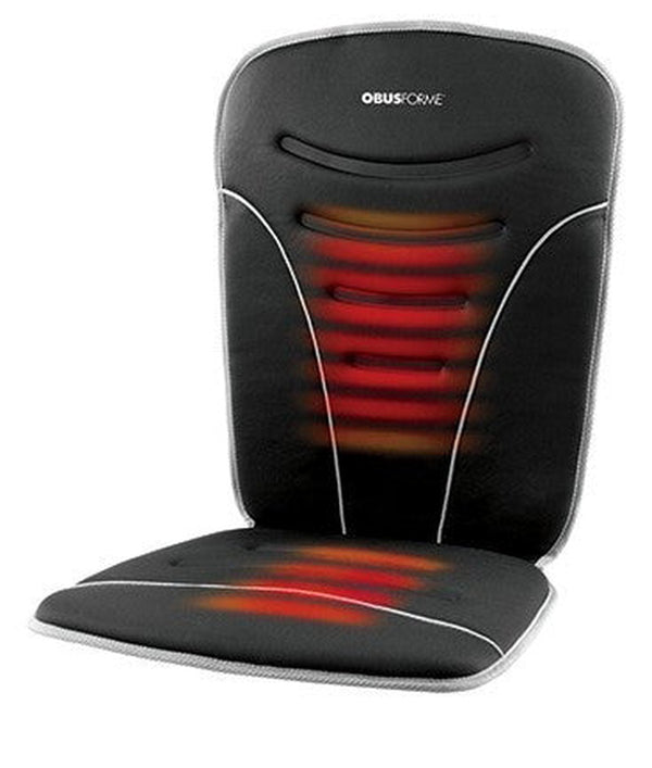 Back & Seat Heated Car Cushion Obusforme   All Care Store