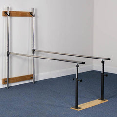 Wall Mounted Folding Parallel Bars W/7' Handrails