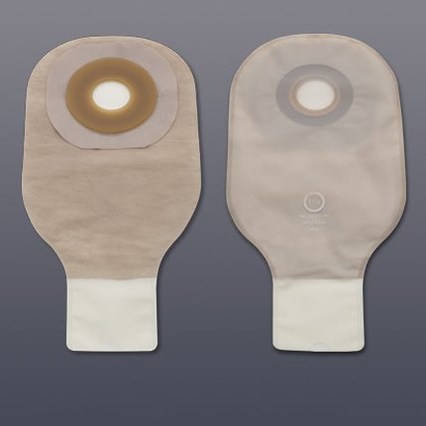 Ostomy Pouch Premier Flextend One Piece System 12 Inch Length Flat 2 Inch Stoma