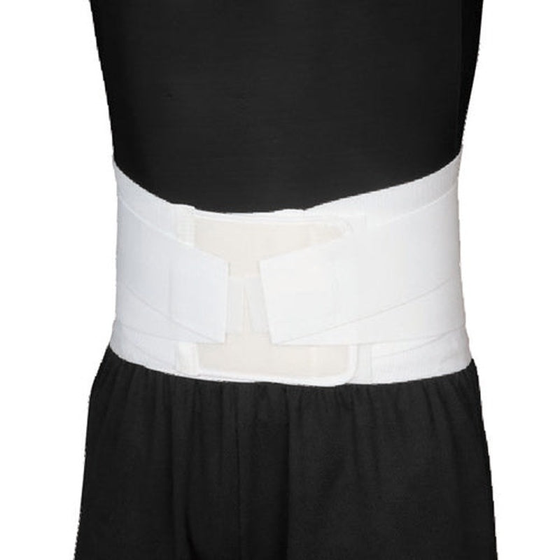 Blue Jay Univ Back Support W/lumbar Tension Straps white   All Care Store