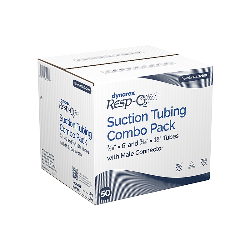 Dynarex Suction Connecting Tubing - Durable, Flexible Design for Efficient Suctioning. Ideal for Medical Use, Ensures Reliable Performance and Easy Handling.