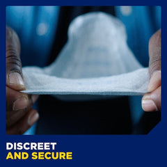 bladder control pad tena men maximum 8 inch length heavy absorbency dry fast core one size fits most packaging type case