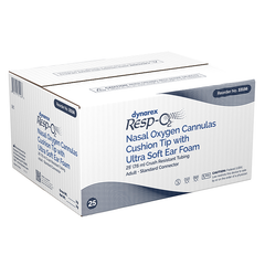 Dynarex Nasal Oxygen Cannulas - Ultra Soft Ear Foam & Cushion Tip for Maximum Comfort - Ideal for Long-Term Use and Enhanced Breathing Support