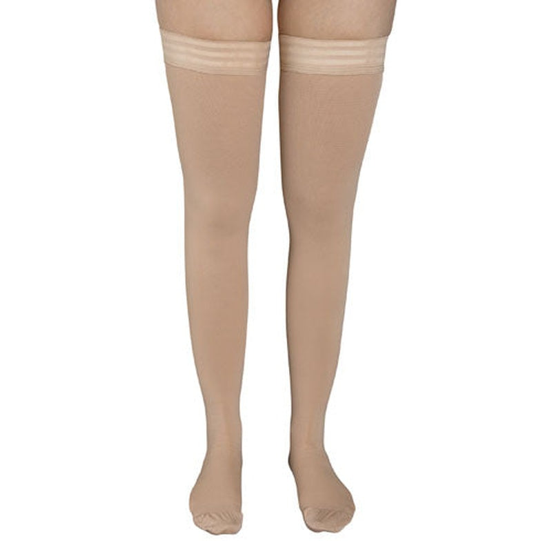 Firm Surg Weight Stkngs  Large 20 30mmhg  Thigh Stayup Top Ct   All Care Store