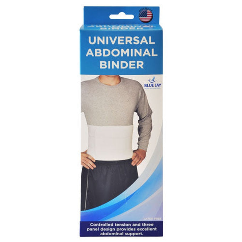 Blue Jay Abdominal Binder Universal  White   All Care Store