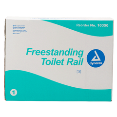 Dynarex freestanding toilet safety rail