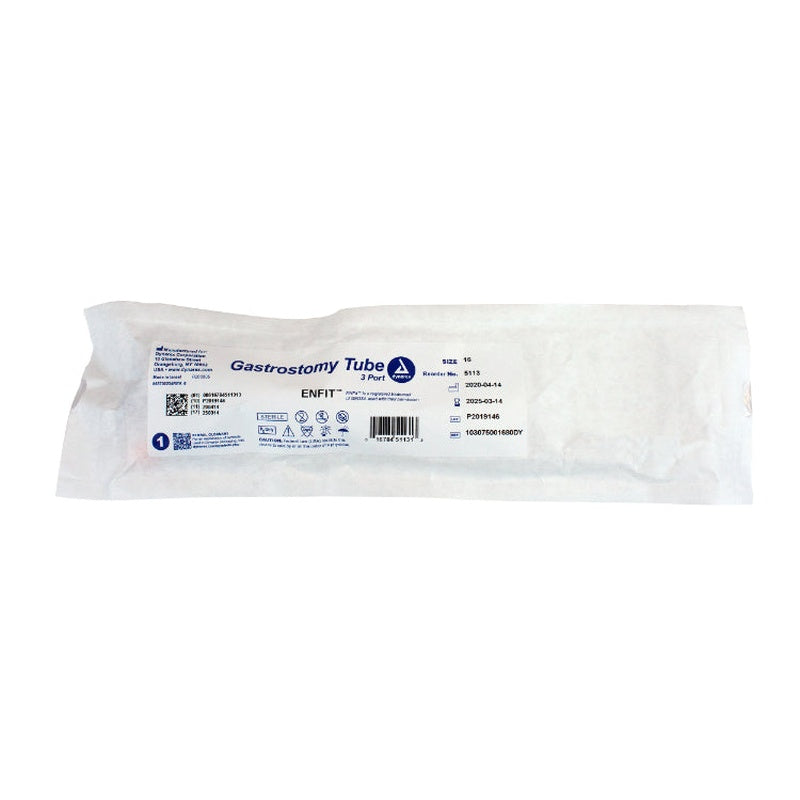 dynarex gastrostomy tube 3 port enfit pack type 5 box per case