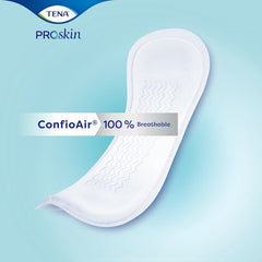 bladder control pad tena proskin heavy long 15 inch length heavy absorbency dry fast core one size fits most packaging type case