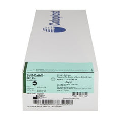 catheter self 14fr 16 men614 coude tip bx 30 l f