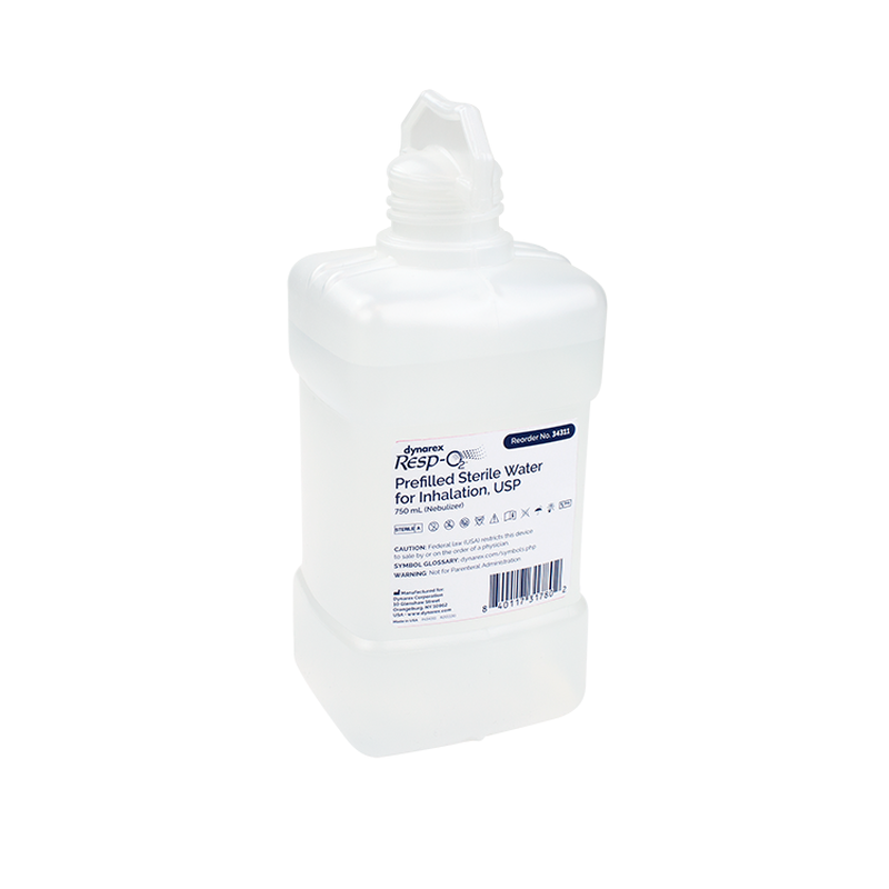 dynarex prefilled sterile water for inhalation nebulizer