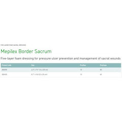 mepilex border silicone adhesive with border silicone foam dressing 16 x 20 cm mepilex border sacrum foam dressing mk1069315ea