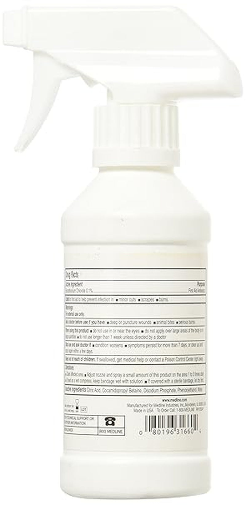 Wound Cleanser Microklenz 8 oz. Spray Bottle NonSterile Antimicrobial