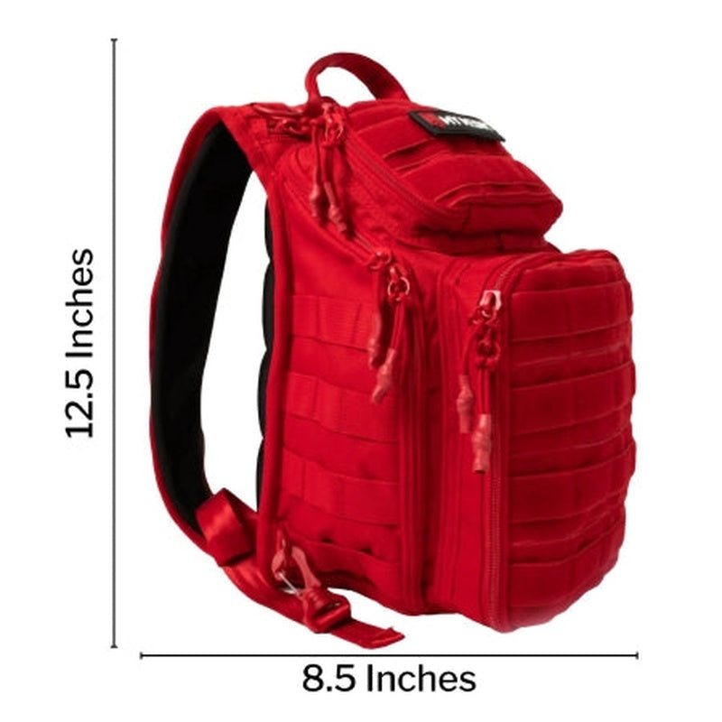 my medic recon first aid kit backpack with emergency medical supplies red my medic recon standard first aid kit mk1207722ea