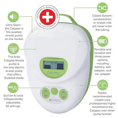 double electric breast pump kit calypso to go