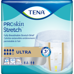 unisex adult incontinence brief tena proskin stretch ultra 2x large disposable heavy absorbency packaging type case