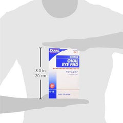 sterile oval eyepad sterile 2 5 8 x 1 5 8 50 pouches bx