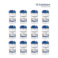 hand sanitizing wipe sani hands 135 count ethyl alcohol wipe canister packaging type case