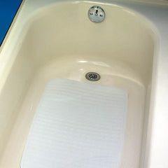 carex nonslip bath mat for bathtubs white