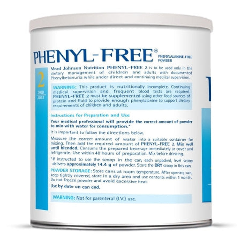 phenyl free 2 vanilla medical food for the dietary management of pku 1 lb can phenyl free 2 oral supplement mk773618ea