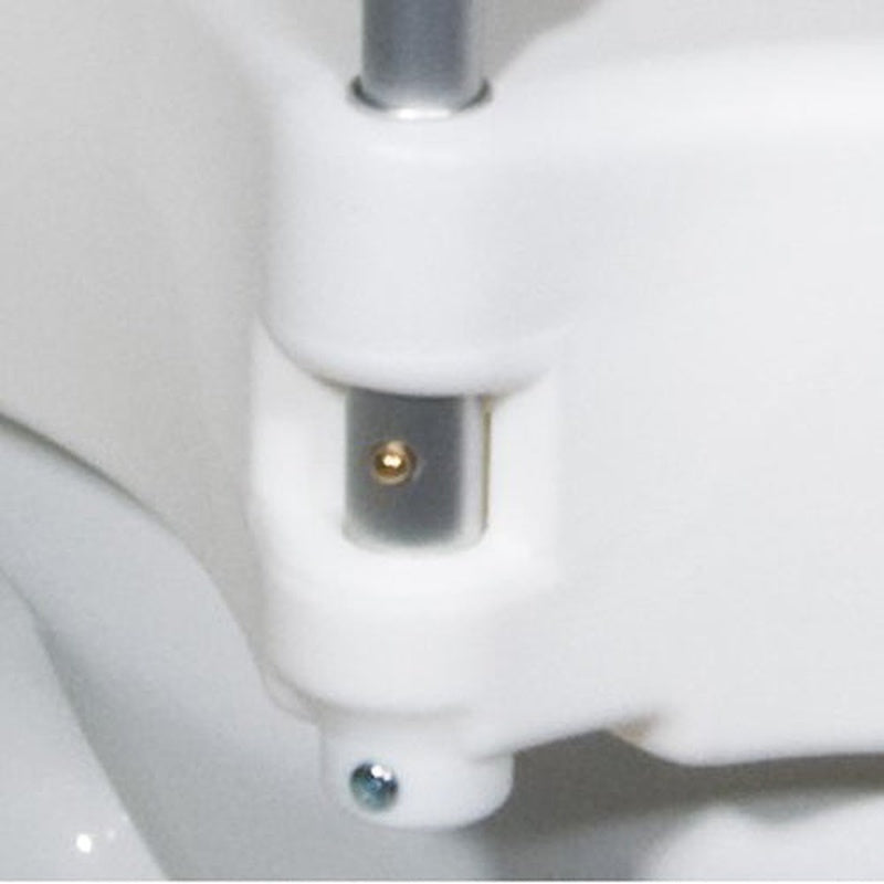 Raised Toilet Seat W/ Lock & Padded Removable Arms Retail   All Care Store