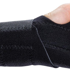 Wrist Brace ProCare Universal Wrist-O-Prene Neoprene Left Hand Black One Size Fits Most,  Packaging Type- Each