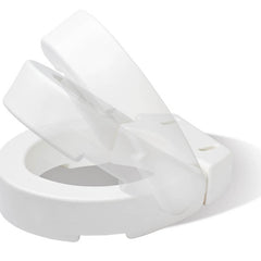 carex hinged toilet seat riser standard