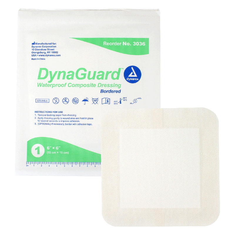 dynarex dynaguard waterproof dressings