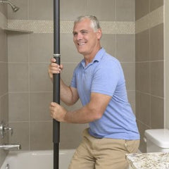Security Pole  Black