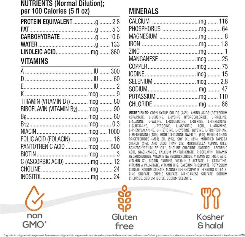 infant formula puramino unflavored 14 1 oz can powder amino acid cows milk allergy packaging type case