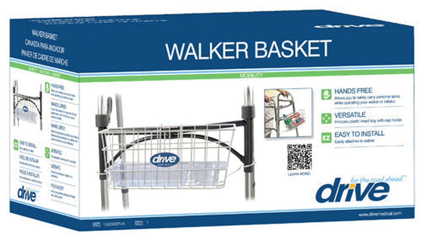 Snap on Walker Basket For Folding Walkers   All Care Store