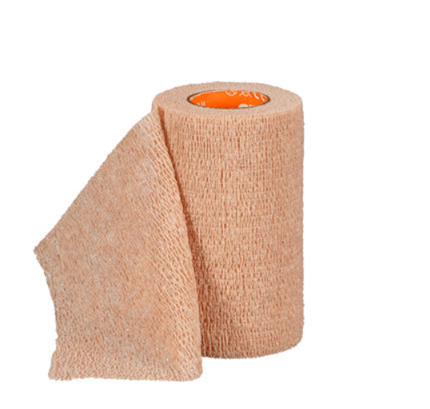 Cohesive Bandage 3M Coban 1 Inch X 5 Yard Self-Adherent Closure Tan NonSterile Standard Compression, Packaging Type- Case