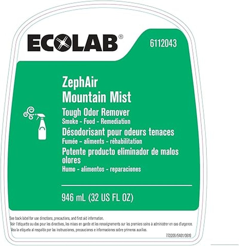 air freshener zephair liquid 32 oz bottle mountain mist scent packaging type case