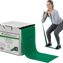 Exercise Resistance Band TheraBand Green 4 Inch X 25 Yard Heavy Resistance, Packaging Type- Each