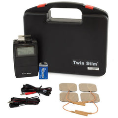 Twin Stim TENS & EMS Combo Unit - Dual Pain Relief & Muscle Stimulation Device for Enhanced Recovery and Relaxation. Ideal for Home Use and Therapy!