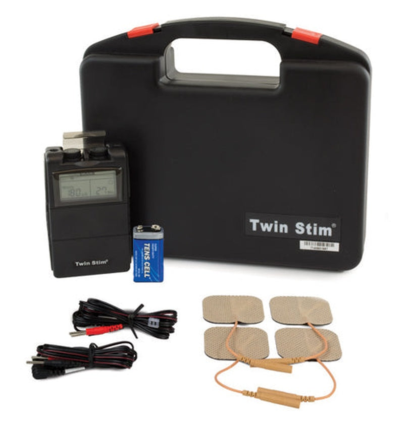 Twin Stim TENS & EMS Combo Unit - Dual Pain Relief & Muscle Stimulation Device for Enhanced Recovery and Relaxation. Ideal for Home Use and Therapy!