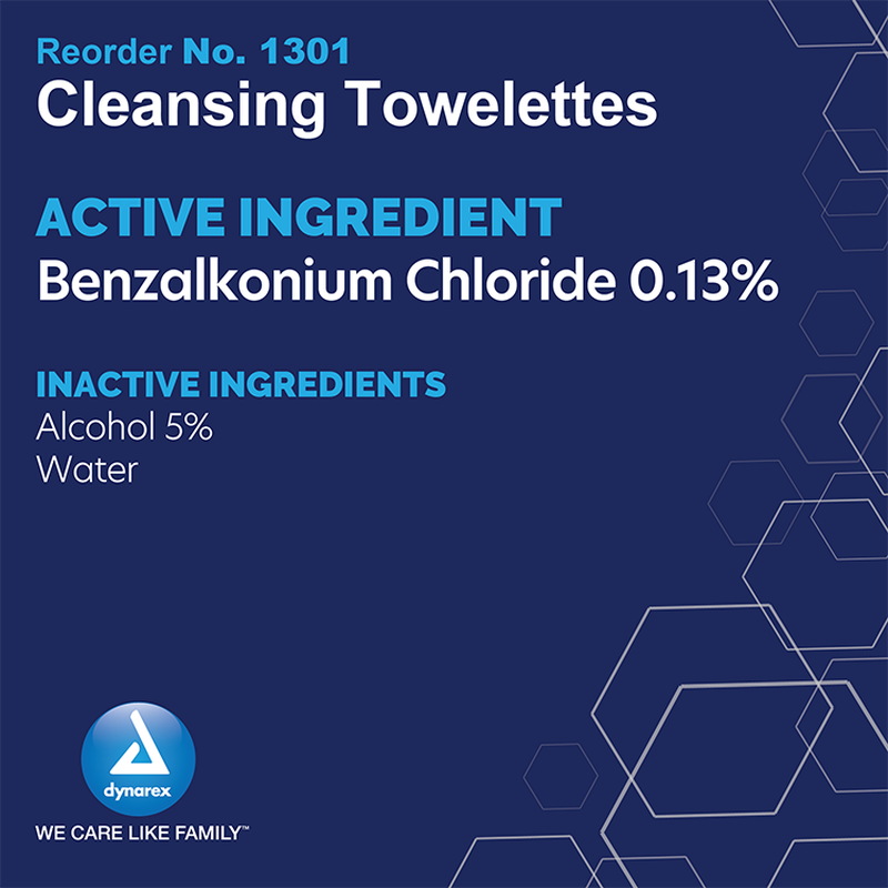towellette cleansing bx 100 5 x7