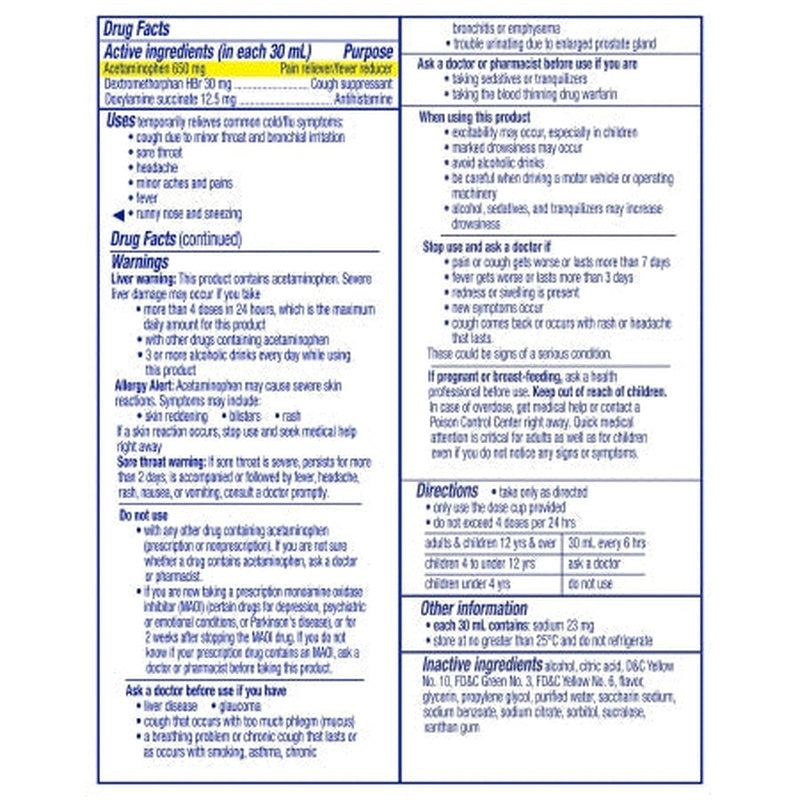 vicks nyquil cold flu nighttime relief liquid 0 cold and flu relief mk1229261ea